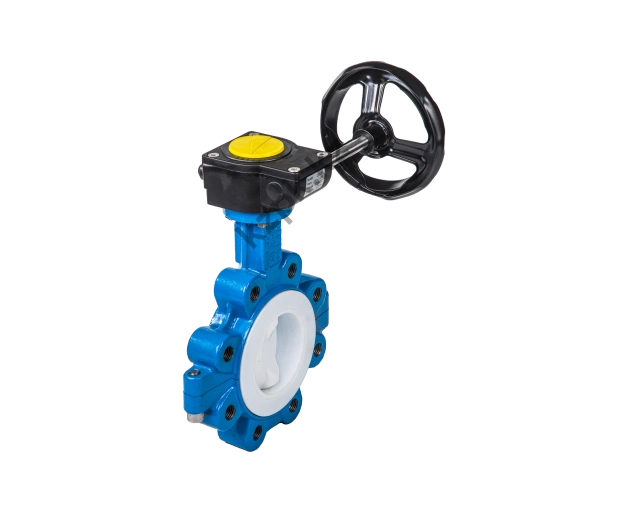 Прифланцовываемый затвор MV UBT4 для применения в химической промышленности